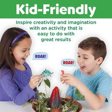 Load image into Gallery viewer, Creativity for Kids Grow N’ Glow Dinosaur Habitat – Create Your Own Dino Garden Kit - Arts and Crafts for Boys and Girls