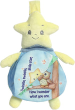 Load image into Gallery viewer, Ebba - Soft Books - 9&quot; Story Pals - Twinkle Twinkle Little Star, Yellow