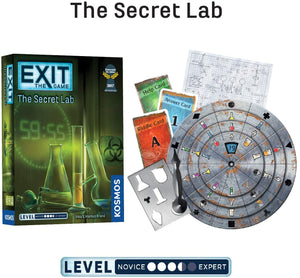 EXIT: The Game 3-Pack Escape Room Bundle: Abandoned Cabin, Pharaoh's Tomb, Secret Lab Family Games
