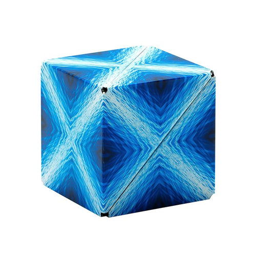 Shashibo Magnetic Puzzle Cube, Blue Planet