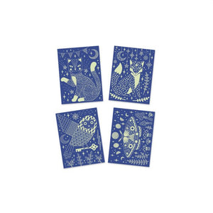 Glow-In-The-Dark "At Night" Scratch Cards