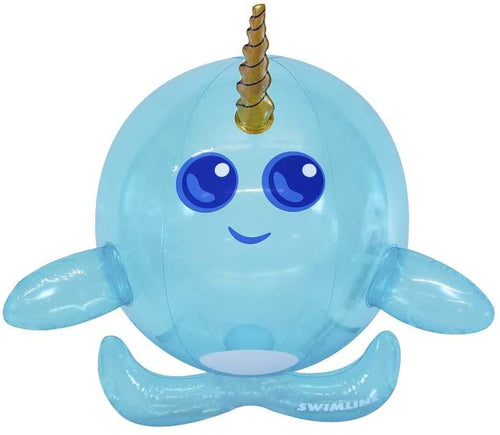 Swimline Narwhal Beach Ball Water Toy