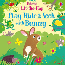 Load image into Gallery viewer, Usborne Lift-the-Flap Play Hide &amp; Seek with Bunny Board Book