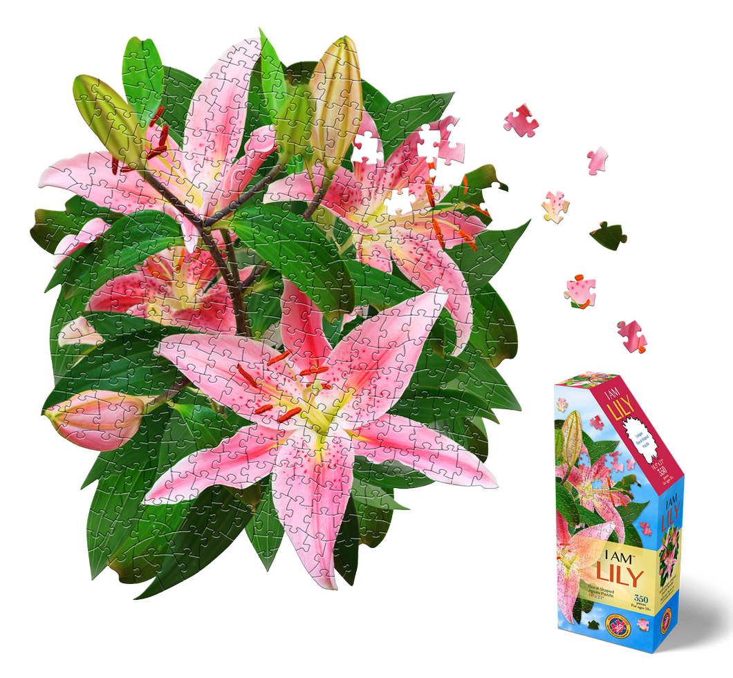 Madd Capp I AM LILY Floral-Shaped Jigsaw Puzzle, 350 Pieces