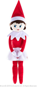 The Elf On The Shelf Plushee Pals Huggable Girl, Red, 27 inches