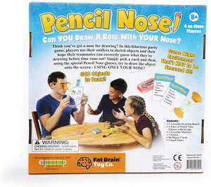 Fat Brain Toys Pencil Nose Party Game of Drawing Pictures