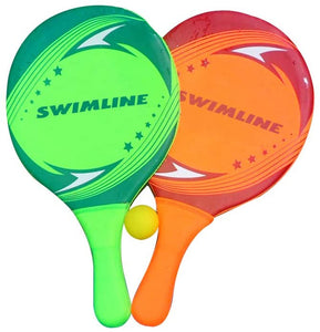 Swimline Neoprene Pool Paddle Set, Green, Red, All Ages