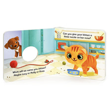 Load image into Gallery viewer, Kitten Love Chunky Board Book with Finger Puppet