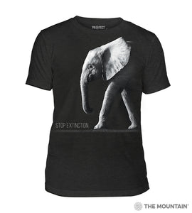 The Mountain Elephant Stop Extin Adult T-Shirt