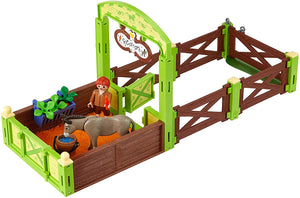 PLAYMOBIL Spirit Riding Free Snips & Señor Carrots with Horse Stall