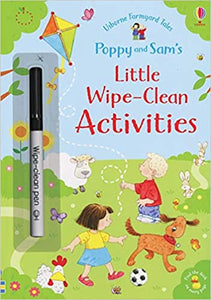 Usborne Poppy and Sam's Little Wipe-Clean Activities Paperback Book