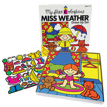 Load image into Gallery viewer, My First Colorforms Miss Weather Dress Up Set