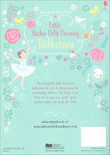 Load image into Gallery viewer, Usborne Little Sticker Dolly Dressing Ballerina Paperback Book