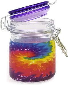 Airtight Glass Storage Jar: Tie Dye - MEDIUM