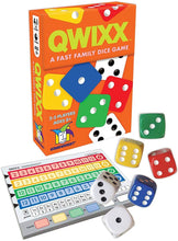 Load image into Gallery viewer, Gamewright Qwixx - A Fast Family Dice Game Multi-colored, 5&quot;