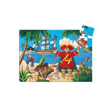 Load image into Gallery viewer, Pirate &amp; Treasure Silhouette Puzzle