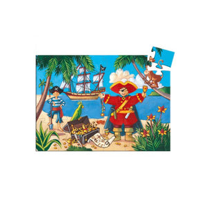 Pirate & Treasure Silhouette Puzzle