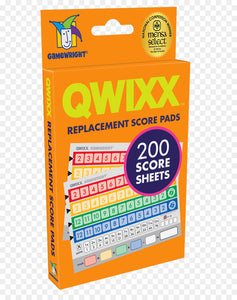 Qwixx 200 Replacement Score Sheets
