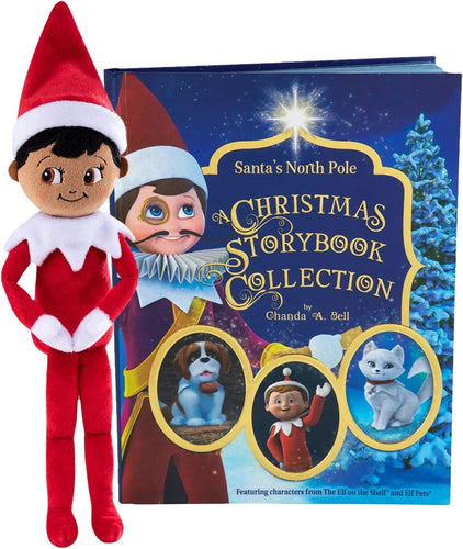 The Elf on the Shelf: Plushee Pals Snuggler Boy Dark and A Christmas Storybook Collection