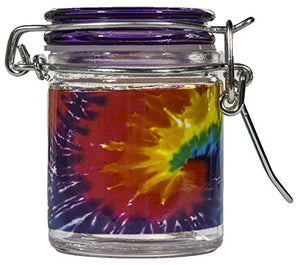 Airtight Glass Storage Jar: Tie Dye - MINI