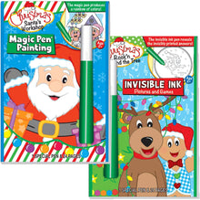 Load image into Gallery viewer, Lee Publications Set of 2: Christmas Santa&#39;s Workshop &amp; Rock&#39;n Around The Tree Picture &amp; Game Books