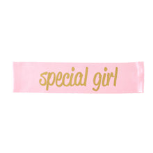 Load image into Gallery viewer, Stephan Baby 1st Birthday Satin Celebration Stash &quot;Special Girl&quot; Pink