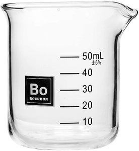 Drink Periodically Laboratory Beaker Shot Glass - Bourbon