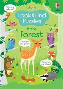 Usborne Look & Find Puzzles In the Forest Book