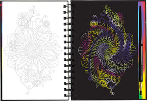 Scratch & Sketch Extreme Mandalas (Trace Along) (Scratch and Sketch Trace-Along) Spiral-bound