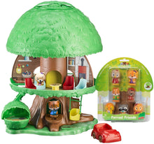 Load image into Gallery viewer, Timber Tots Tree House, Interactive Self-Contained Playhouse &amp; Timber Tots Forest Friends - 7 Additional Figures