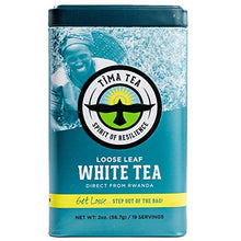 Load image into Gallery viewer, Tima Tea Organic Fair Trade Loose Leaf White Tea 2 oz.