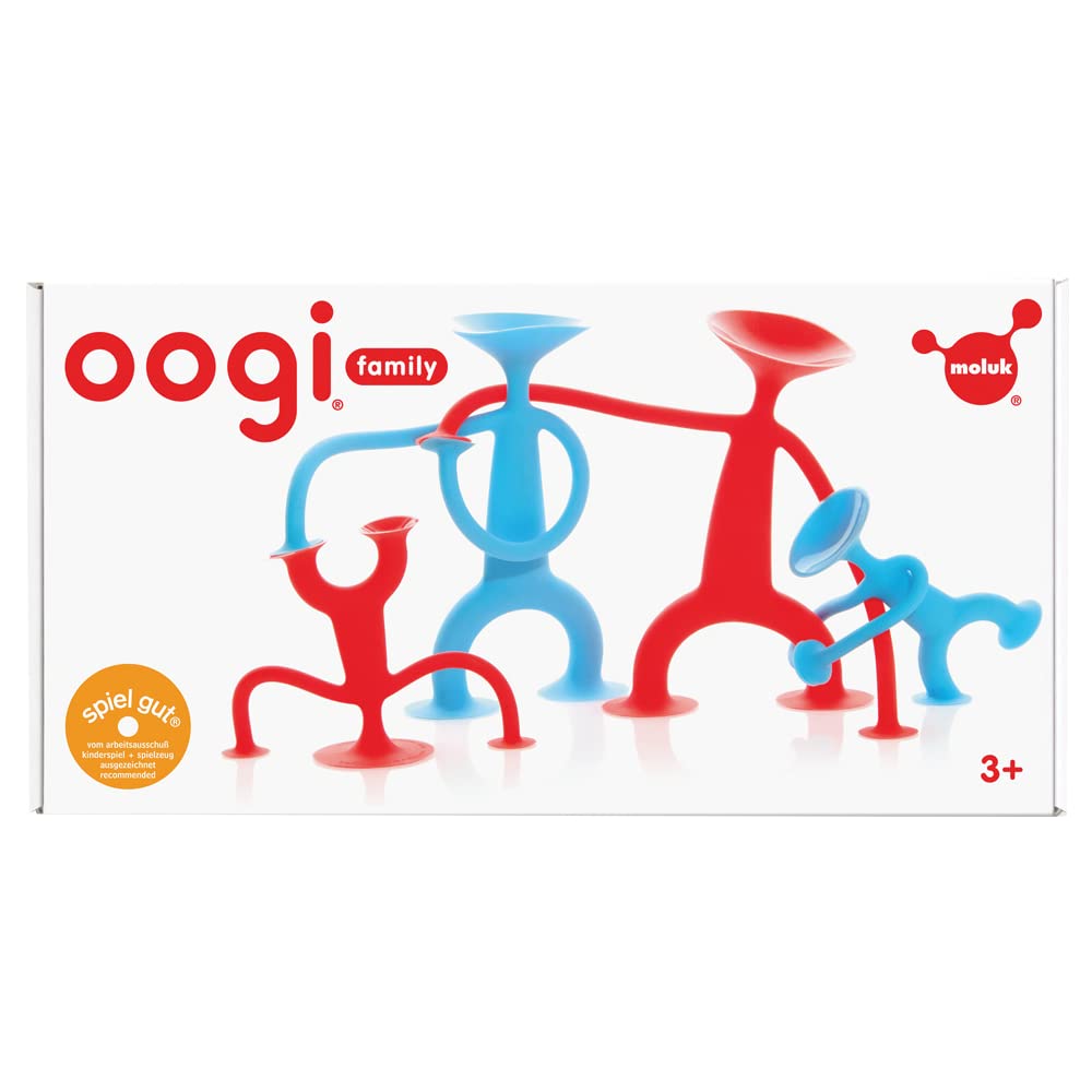 MOLUK Oogi Family Pack -- Irresistibly Tactile and Wonderfully Expressive Figure Toy -- 3+