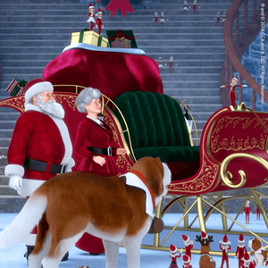 The Elf on the Shelf Santa's St Bernards Save Christmas