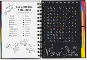 Scratch & Sketch Games & Puzzles: Ocean World Hardcover
