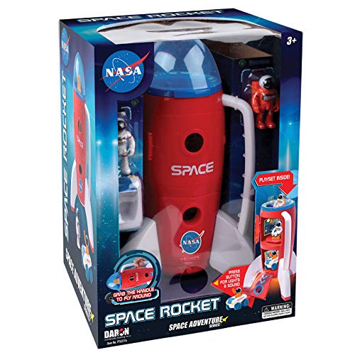 DARON Adventure Series: Space Rocket with Lights, Sounds & Figurines, NASA