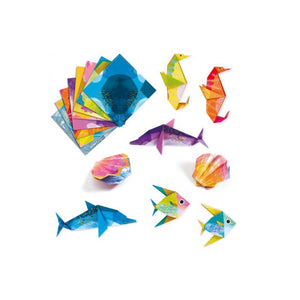 DJECO Origami Paper Craft Kit - Sea Creatures (Level 3)