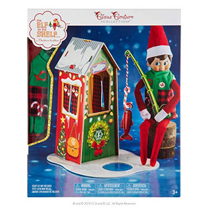 The Elf On The Shelf Claus Couture Frosted Fishing Hut, Green