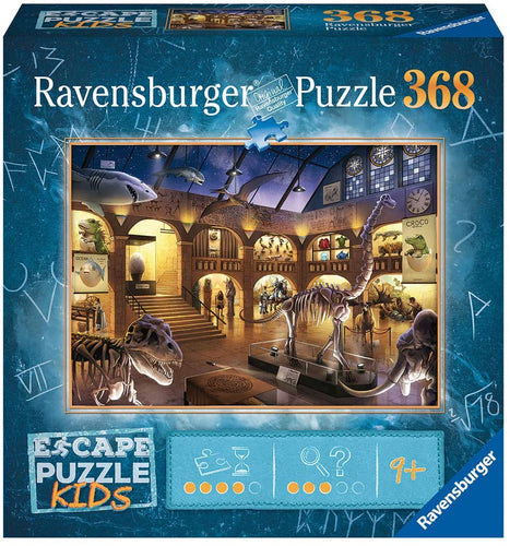 Ravensburger Escape Kids Puzzle - Museum Mysteries 368 Piece Jigsaw Puzzle for Kids - an Escape Room Experience in Puzzle Form
