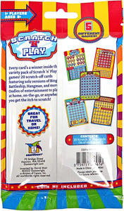 Gamewright Scratch 'N' Play: Scratch Off Versions of Favorite Games!