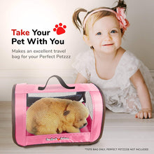 Load image into Gallery viewer, Perfect Petzzz Pink Tote For Plush Breathing Pets