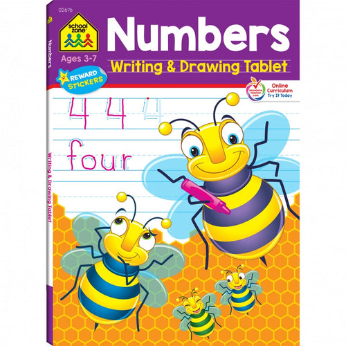 Numbers Writing & Drawing Tablet, Ages 3-7