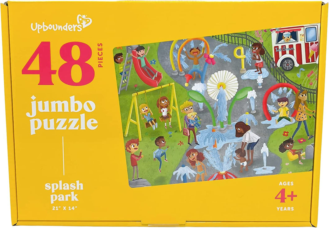 Upbounders® Splash Park: 48-Piece Jumbo Puzzle for Kids