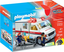 Load image into Gallery viewer, Playmobil City Action Rescue Ambulance Truck