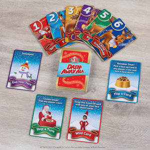 The Elf on the Shelf 2022 Card Game Bundle: Merry Guess-mas Card Game, Tangled Twistmas Card Game, Chimney Sweep, and Dash Away All