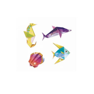DJECO Origami Paper Craft Kit - Sea Creatures (Level 3)