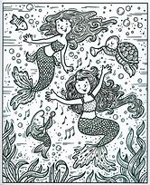 Usborne Magic Painting Mermaids Paperback Book