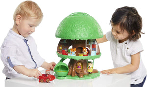 Timber Tots Tree House, Interactive Self-Contained Playhouse & Timber Tots Forest Friends - 7 Additional Figures