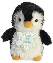 Load image into Gallery viewer, Aurora Christmas Holiday Bits 5&quot; Plushie 3 Pack: Penguin, Moose, and Arctic Pup