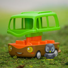 Load image into Gallery viewer, Fat Brain Toys Timber Tots Adventure Bus Interactive Play for Ages 2 and up