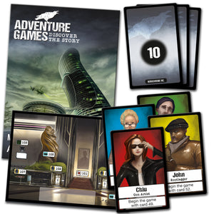 Thames & Kosmos Adventure Games: Monochrome, Inc. - Collaborative Storytelling Game for 1-4 Players